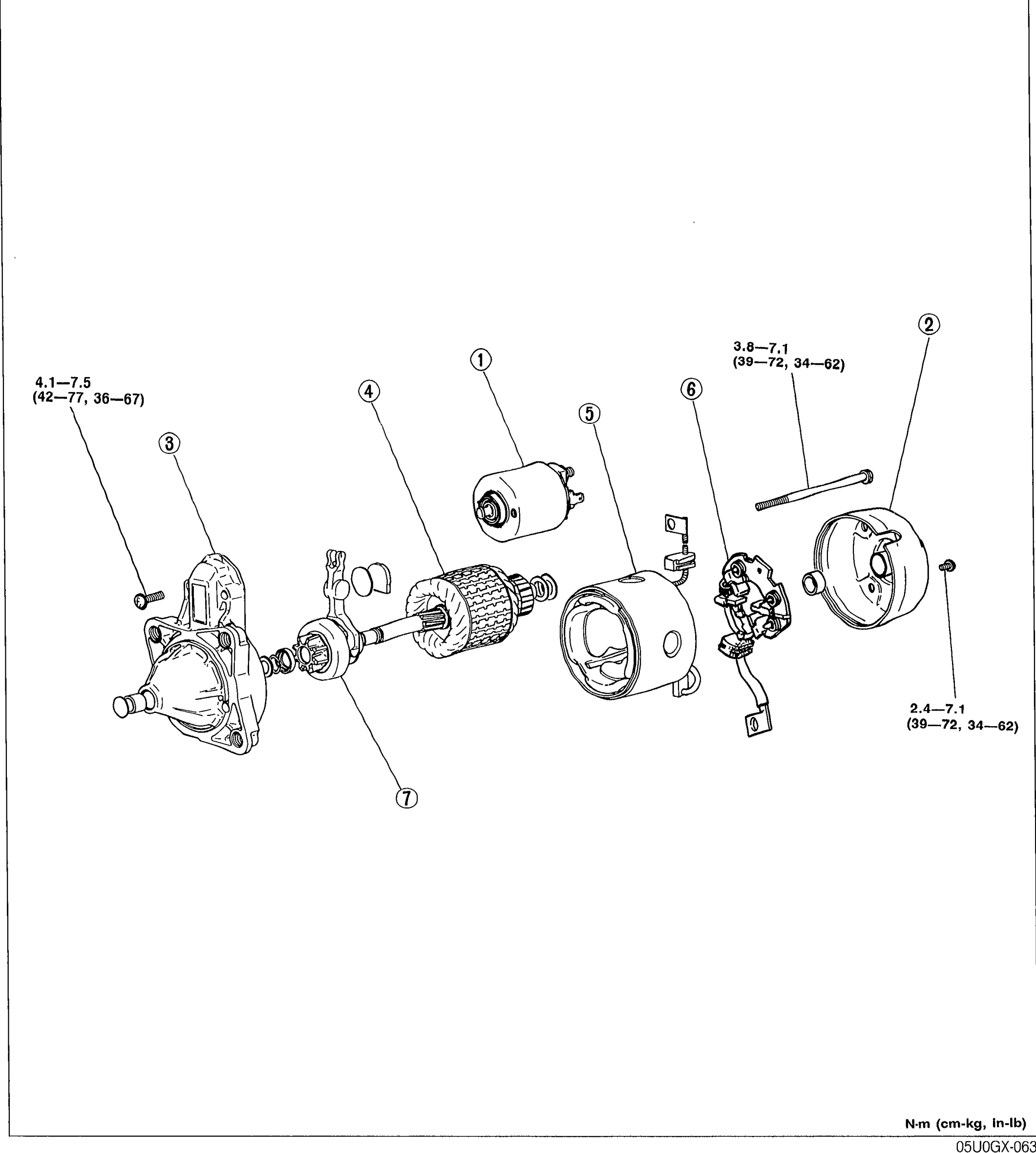 STARTING SYSTEM — Disassembly / Assembly