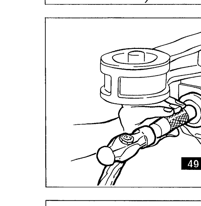 Use of SST 49 B001 795 (Installer, oil seal output shaft) to install the new oil seal into the differential housing after applying lithium-based grease to the seal lip.