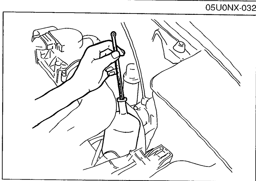 Hand pouring power steering fluid into reservoir bottle in engine bay.