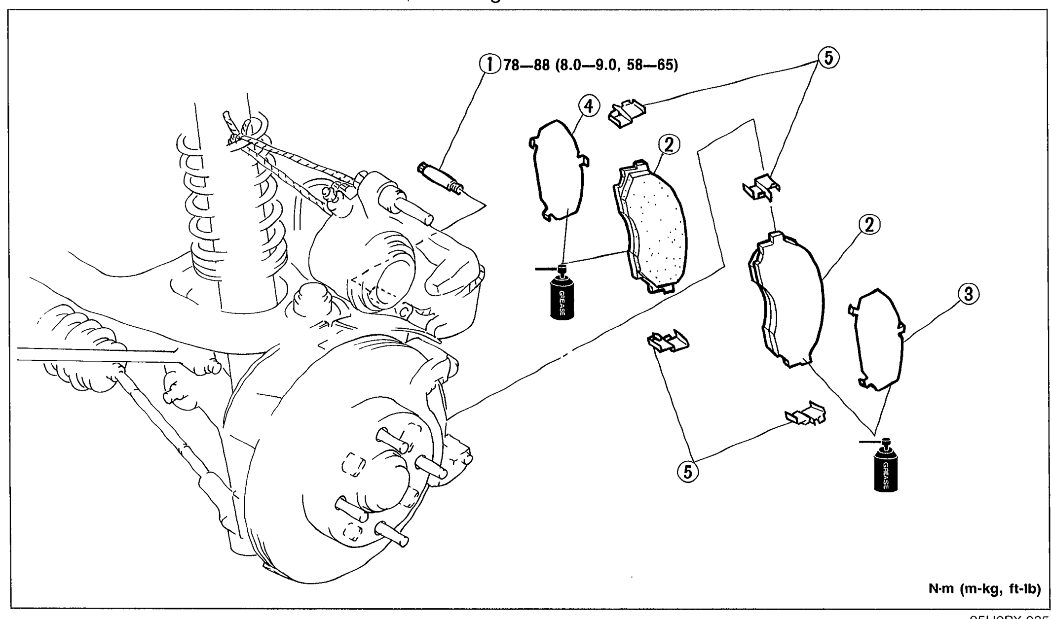 BRAKE SYSTEM — FRONT BRAKE (DISC)