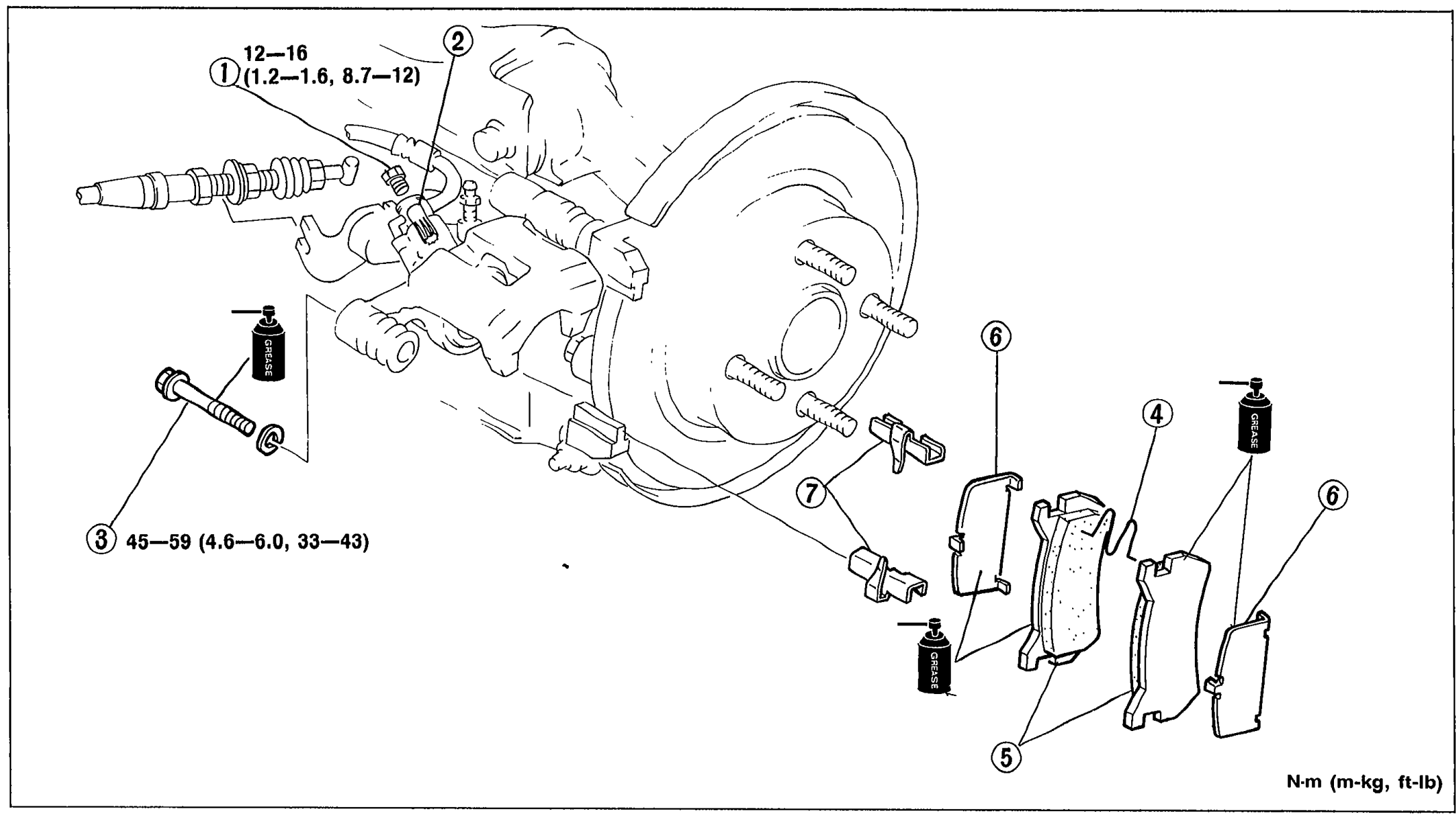BRAKE SYSTEM — REAR BRAKE (DISC)
