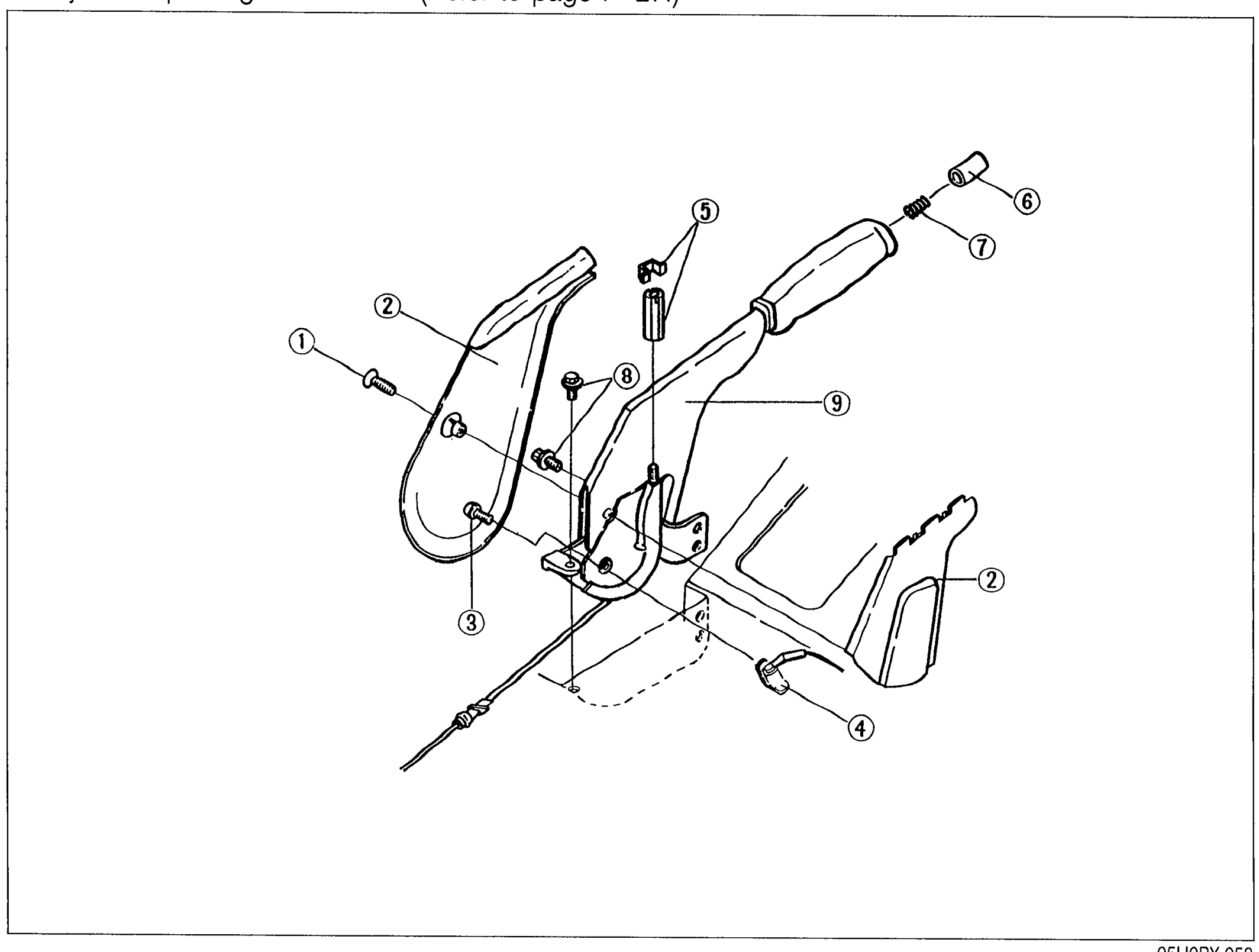 PARKING BRAKE SYSTEM - Removal / Inspection / Installation