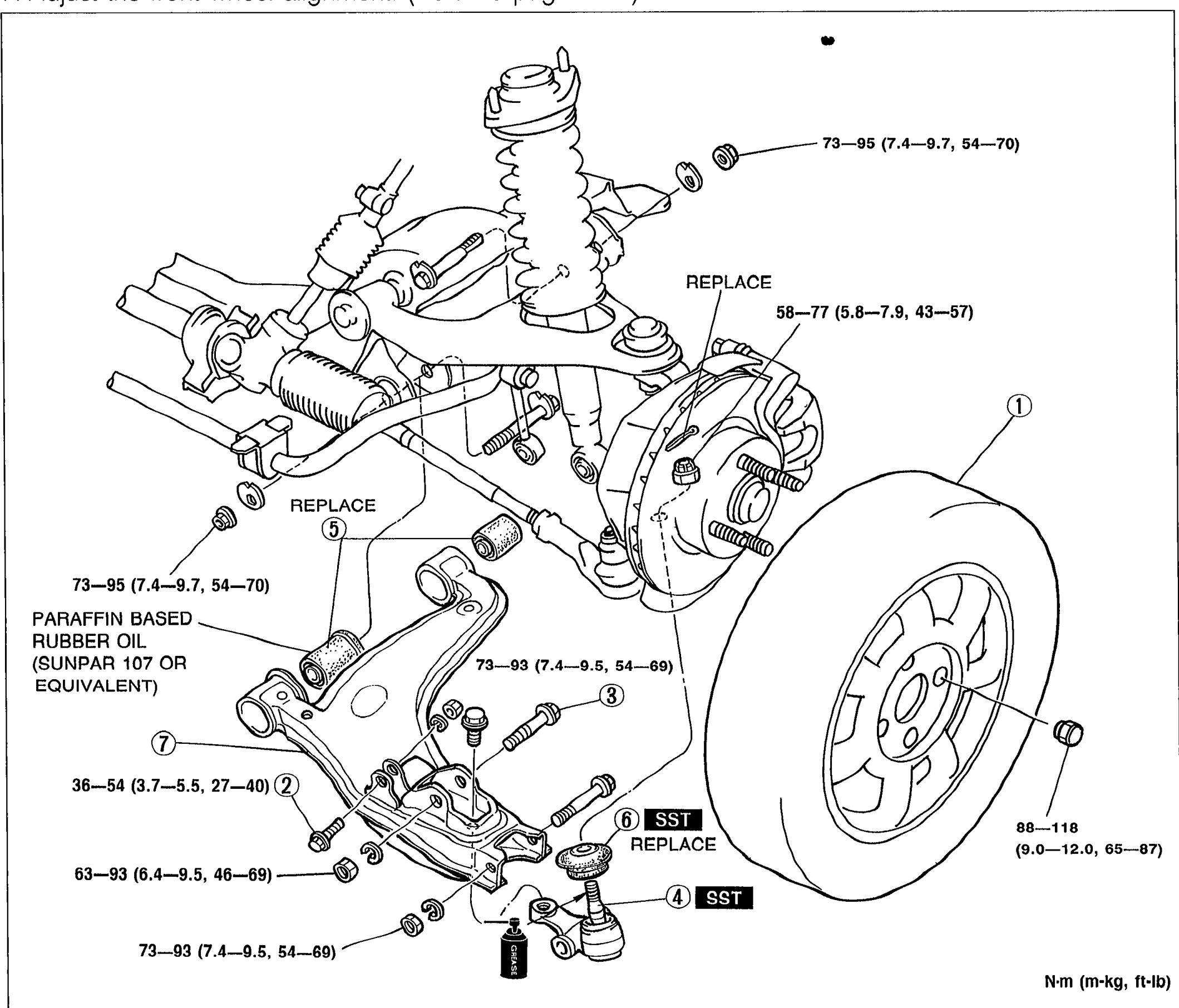 FRONT SUSPENSION (DOUBLE-WISHBONE) - LOWER ARM