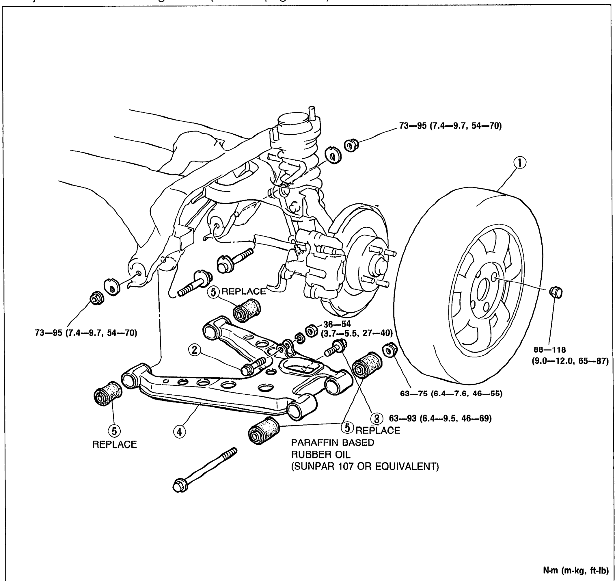 LOWER ARM - Removal / Inspection / Installation