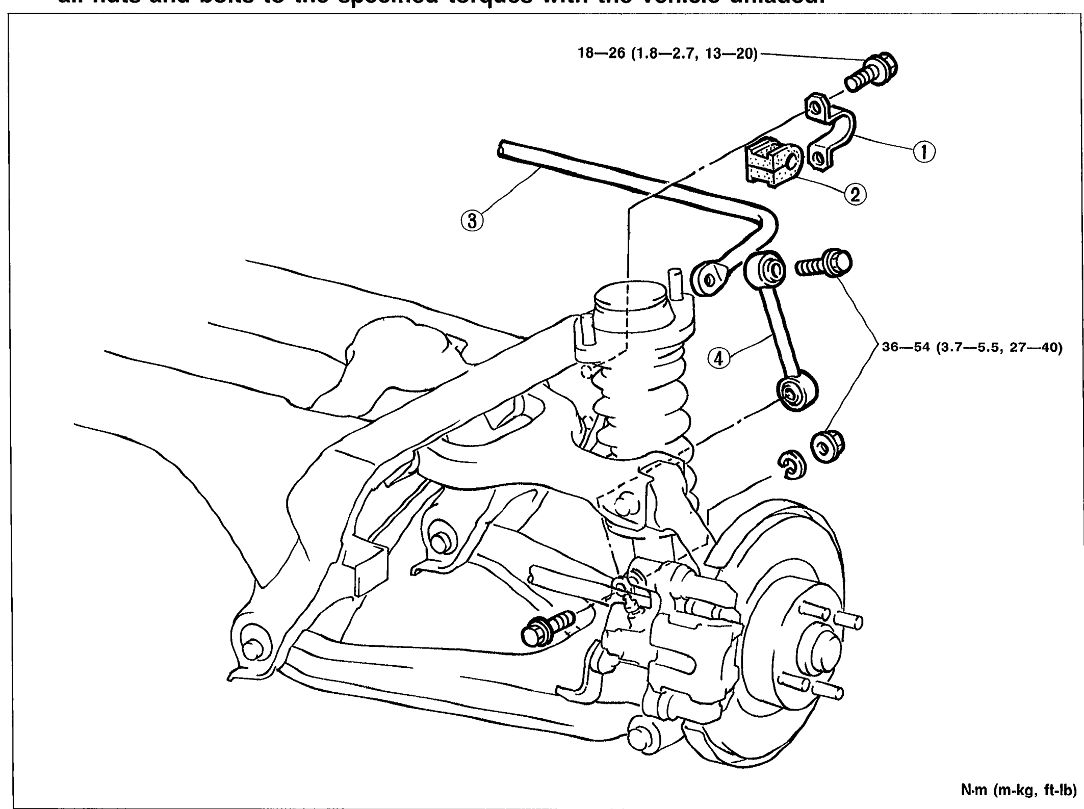 STABILIZER - Removal / Inspection / Installation