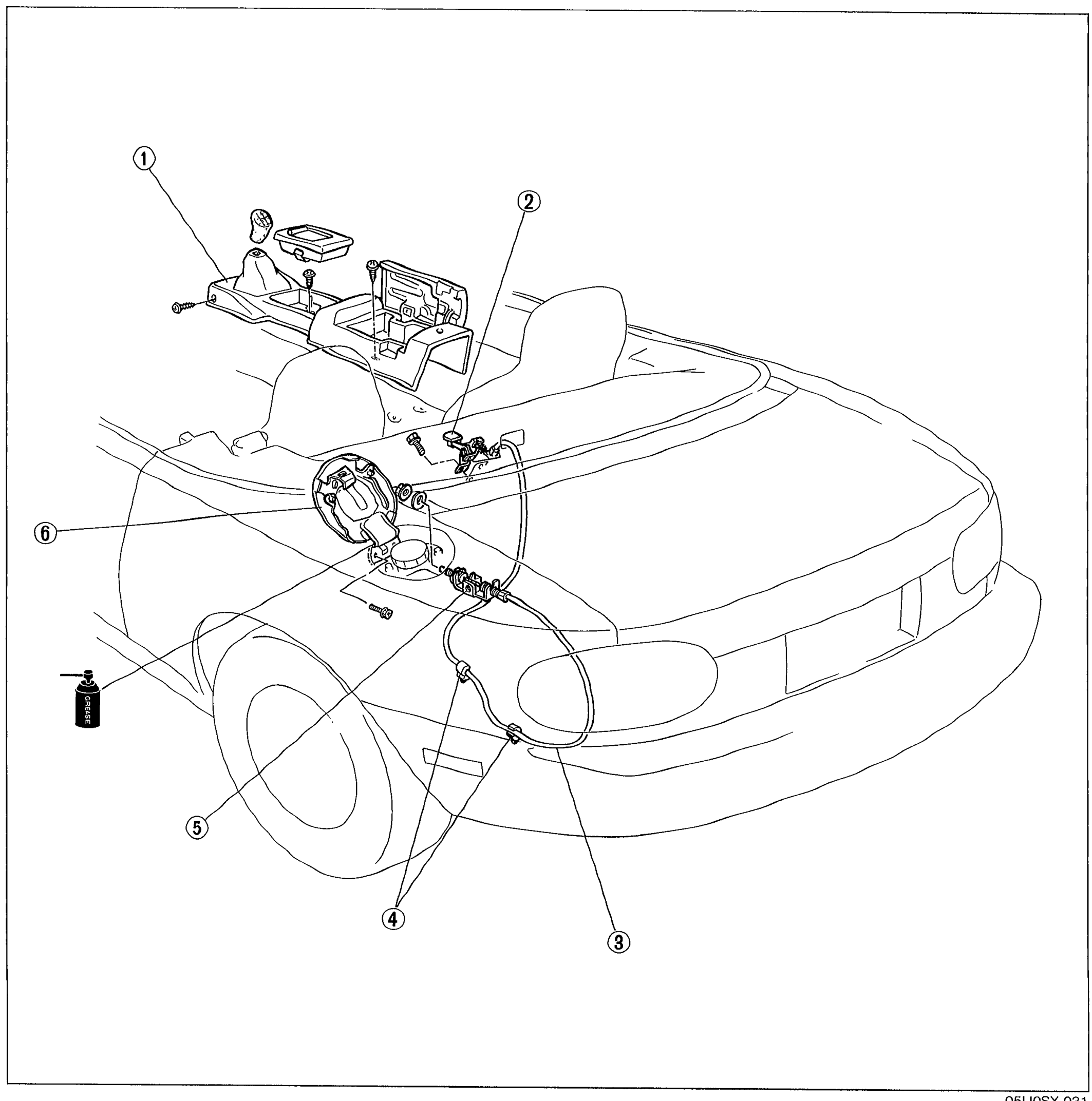 FUEL FILLER LID OPENER