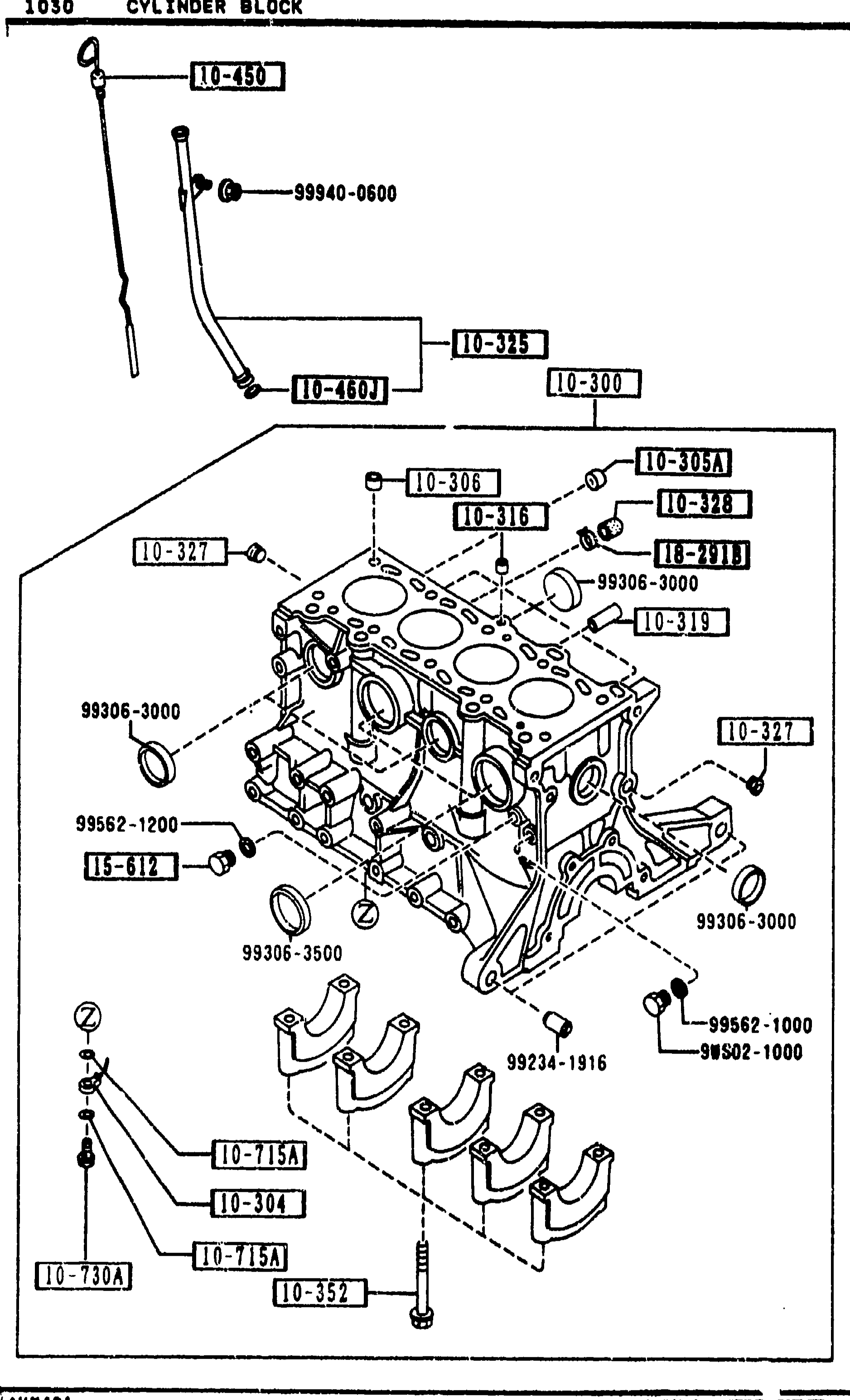 1030 -2 M CYLINDER BLOCK