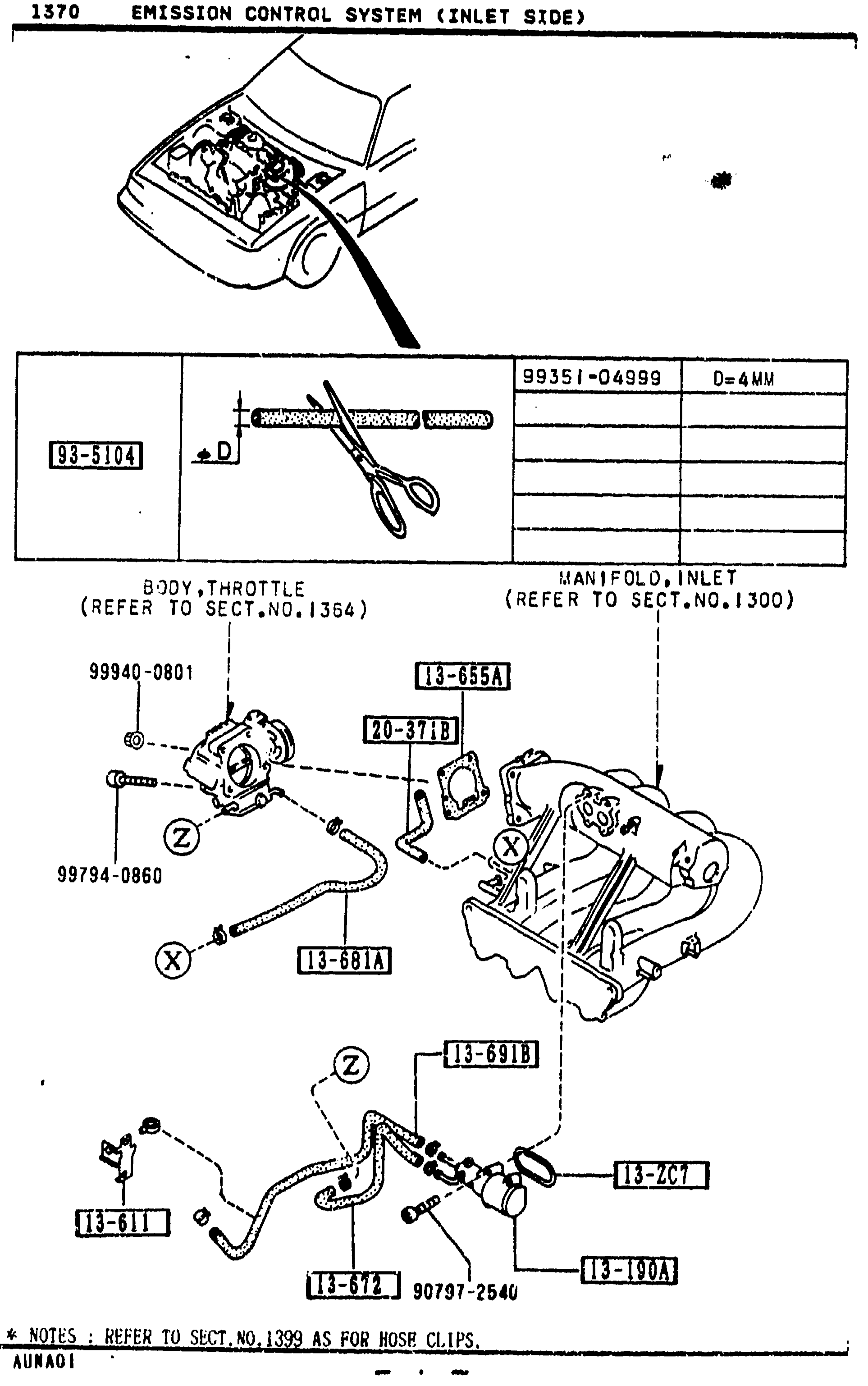 1370 EMISSION CONTROL SYSTEM (INLET SIDE)