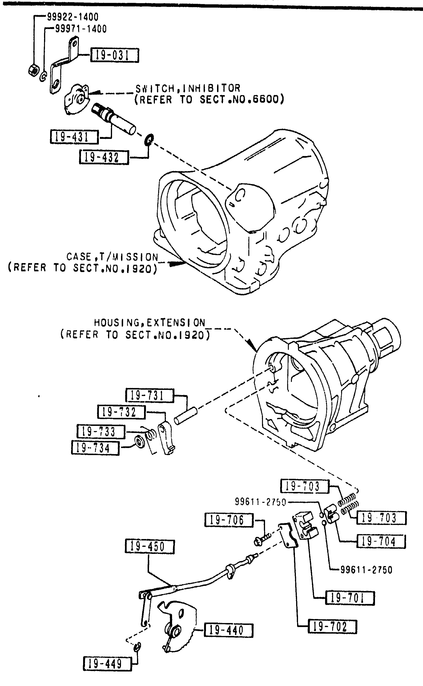 1950 MANUAL LINKAGE SYSTEM (AUTOMATIC)