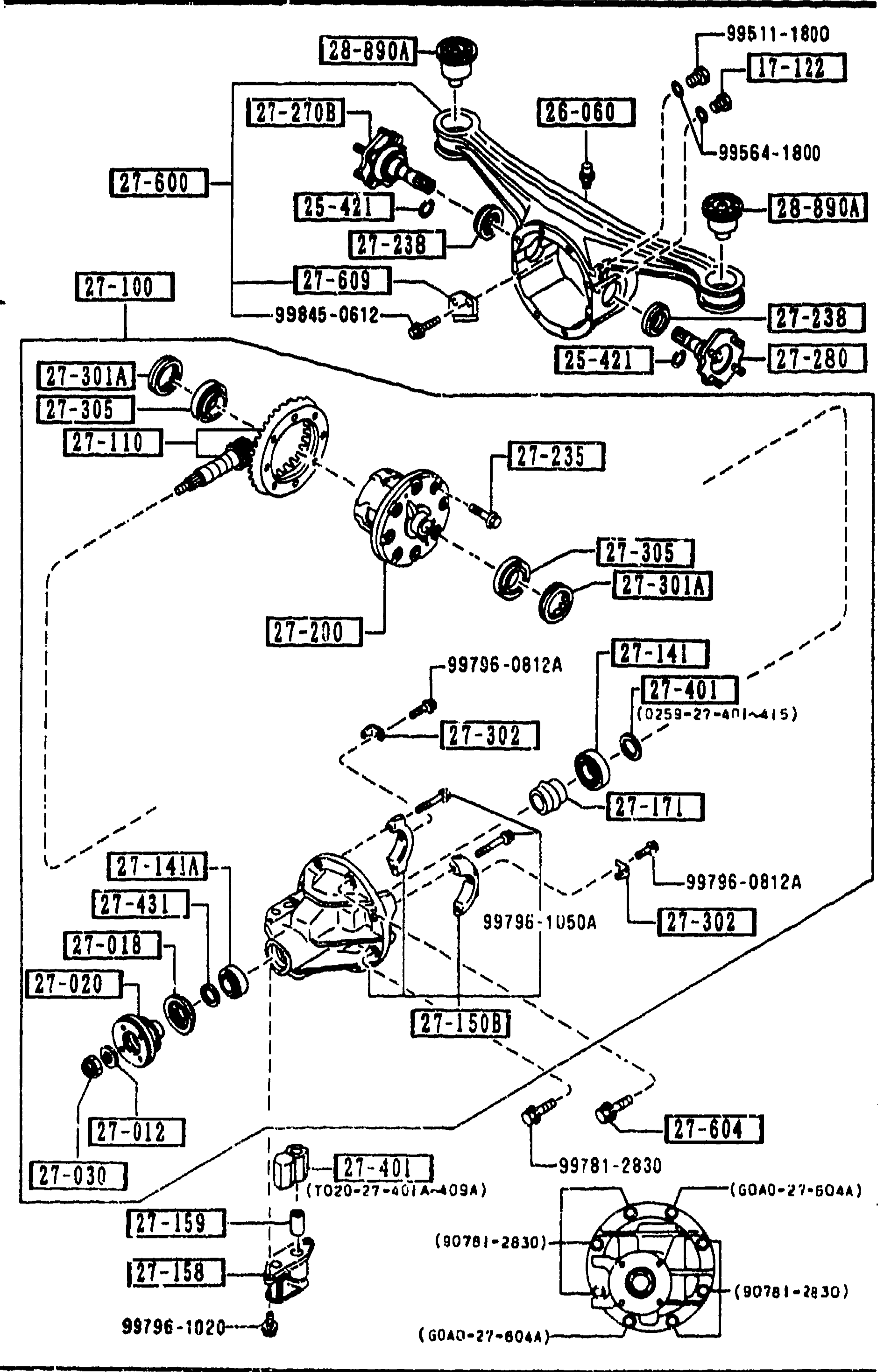 REAR DIFFERENTIALS (LIMITED SLIP DIFF.)