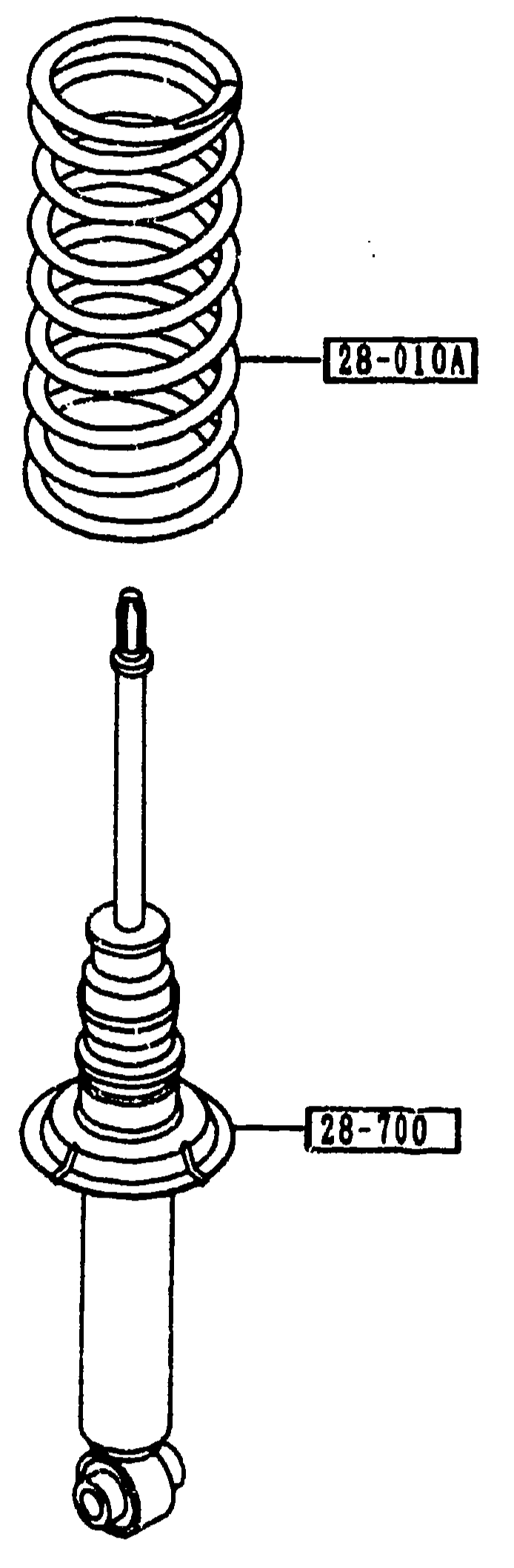 REAR SPRING & DAMPER
