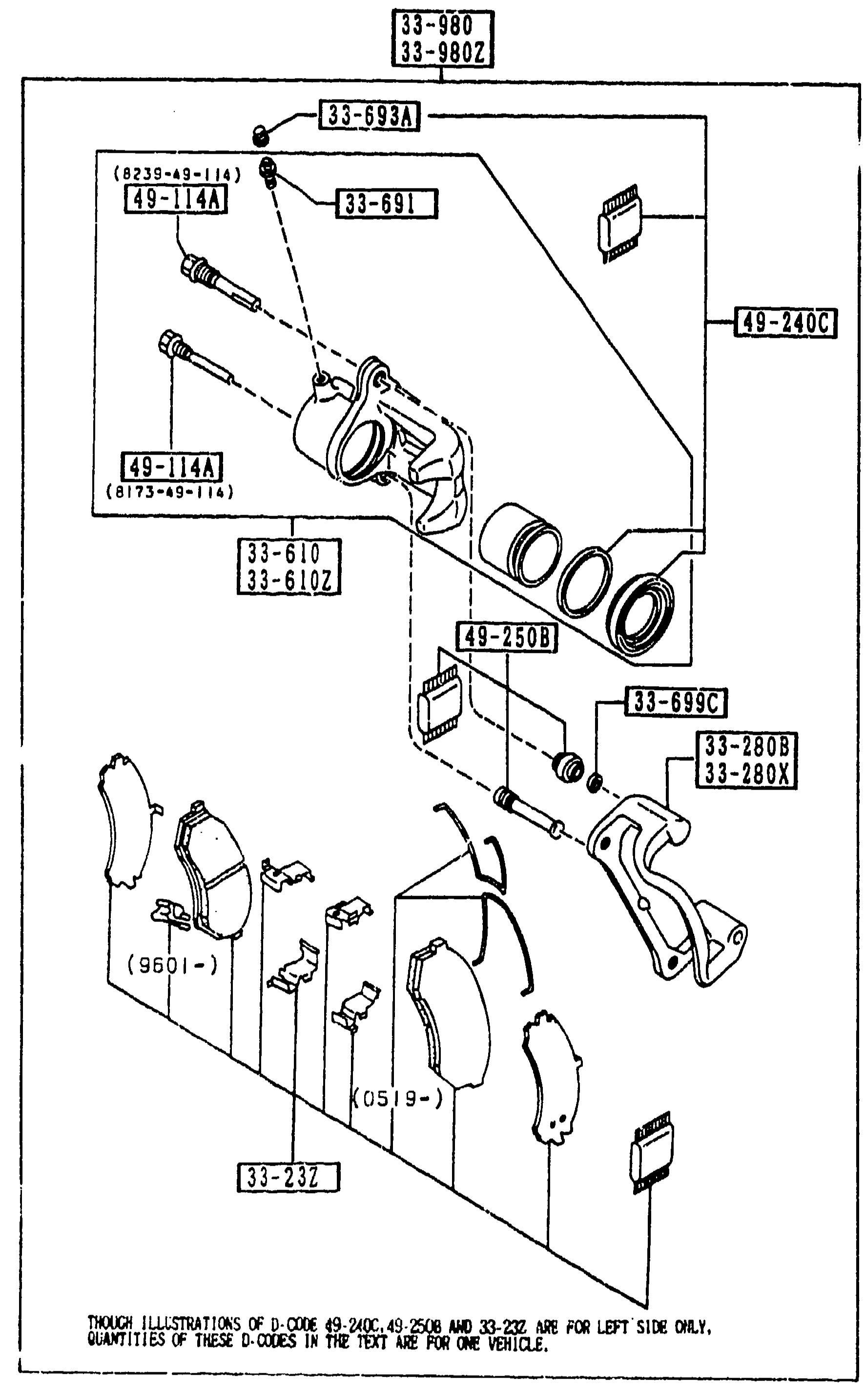 FRONT BRAKE MECHANISMS