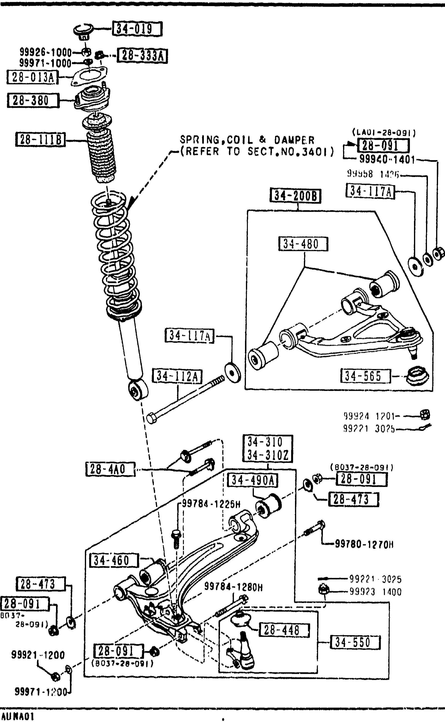 FRONT SUSPENSION MECHANISMS