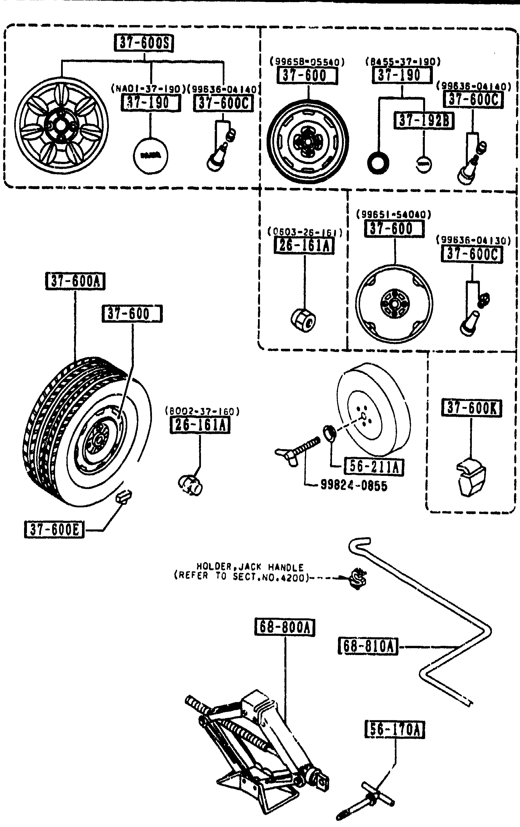 3700 TIRES & JACK