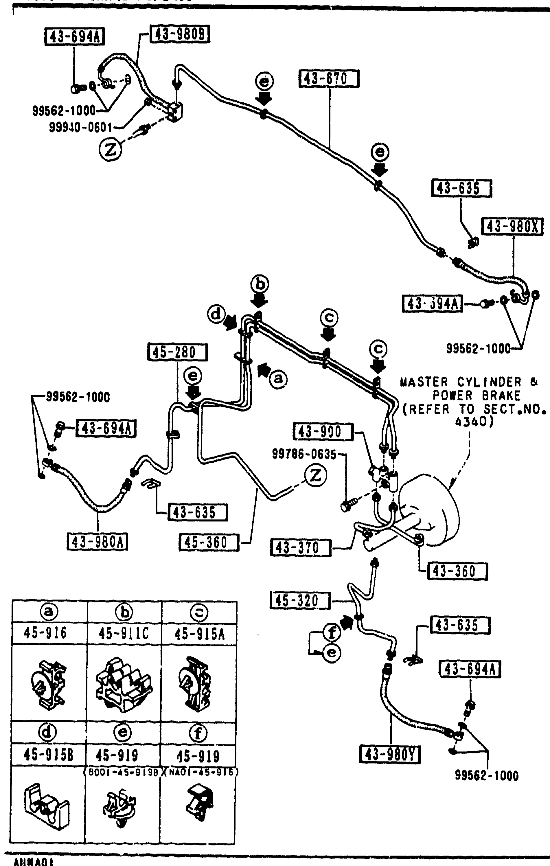 BRAKE PIPINGS