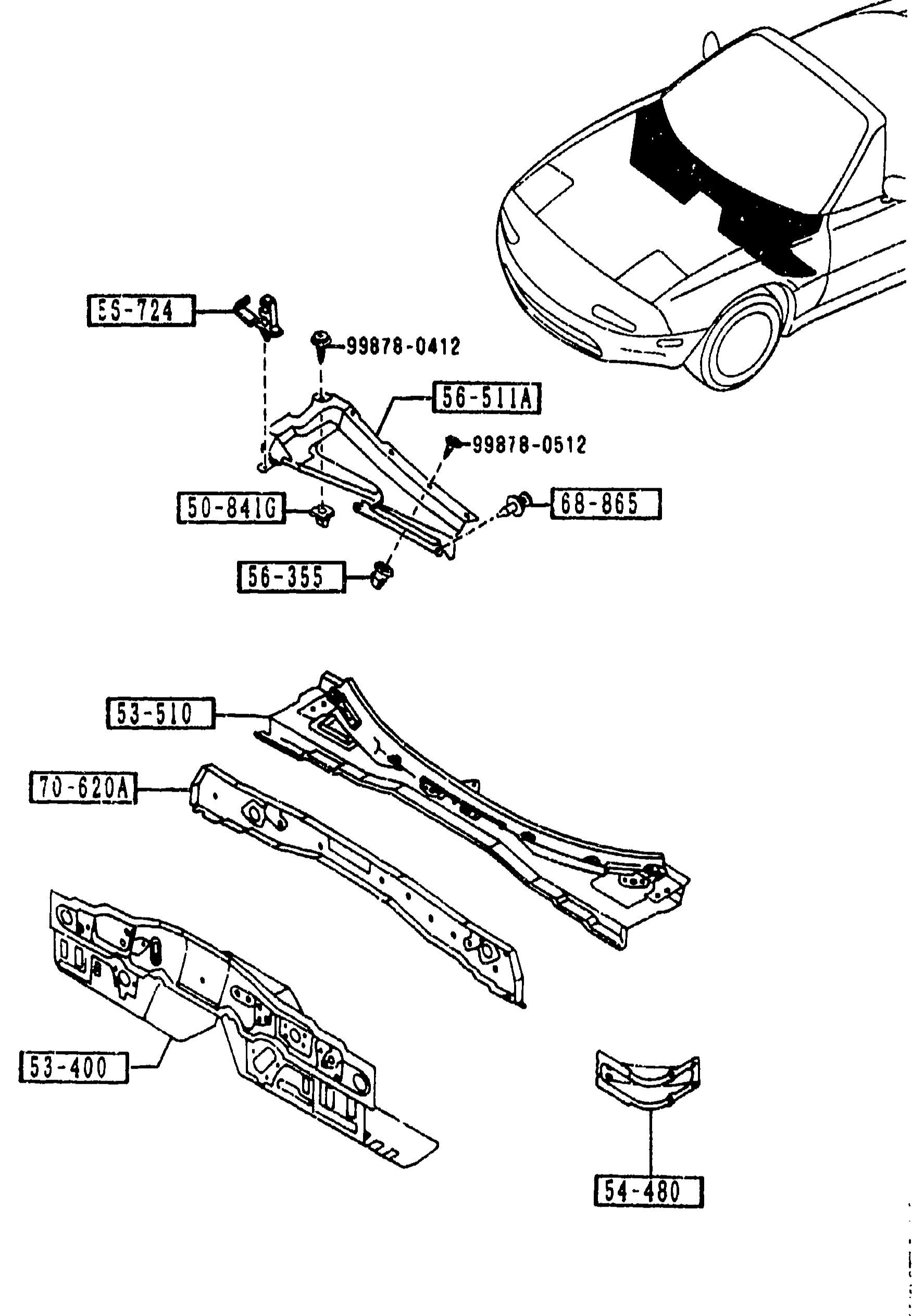 BODY PANELS (DASH & COWL PANEL)