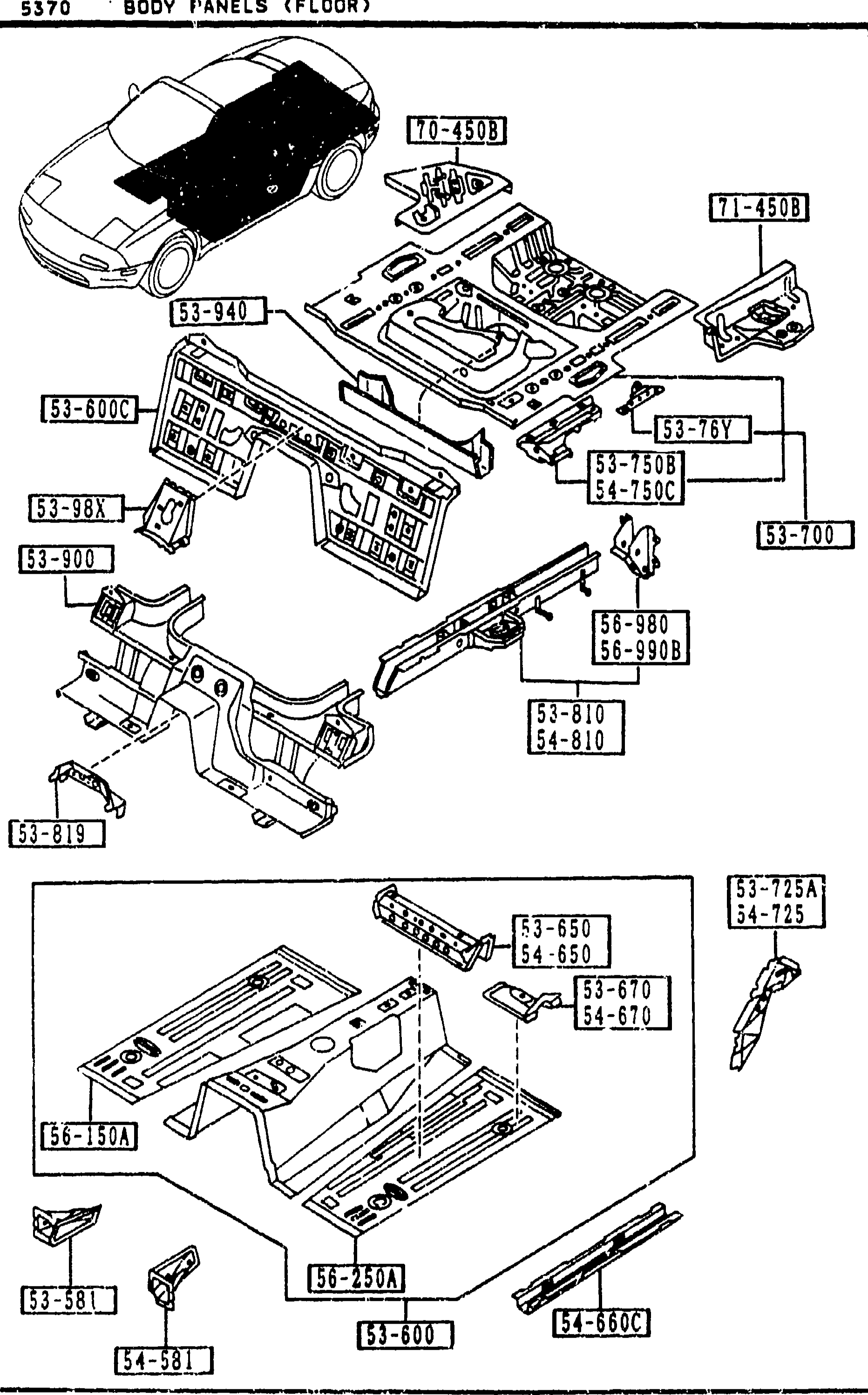 BODY PANELS (FLOOR)