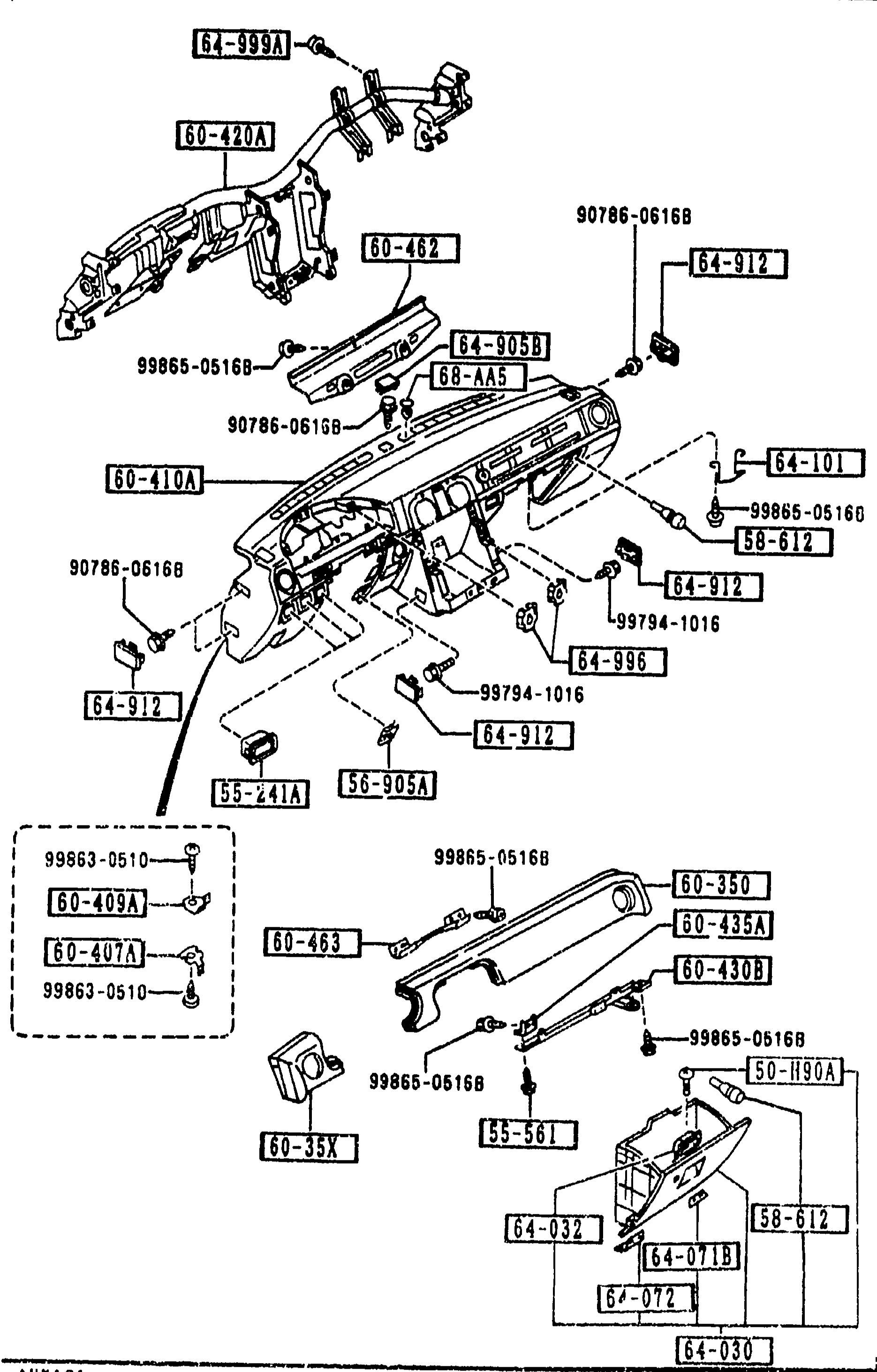 DASHBOARD & RELATED PARTS