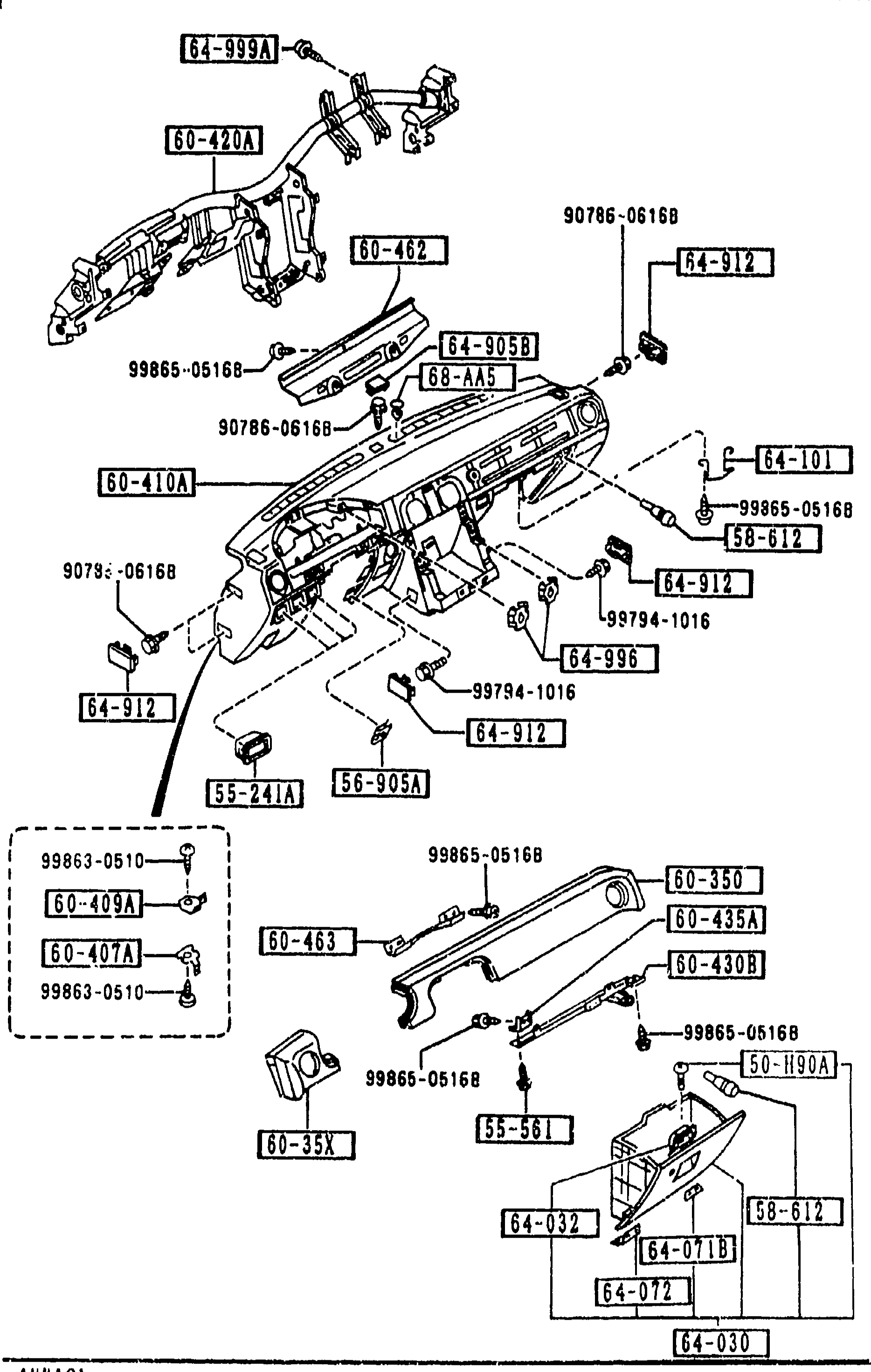 DASHBOARD & RELATED PARTS