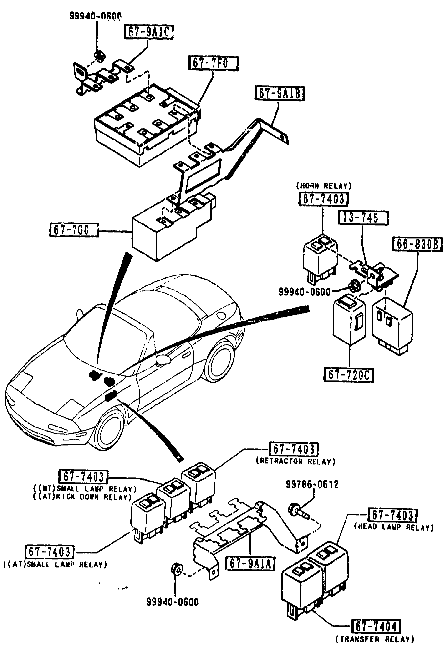 RELAYS & UNIT (BODY)