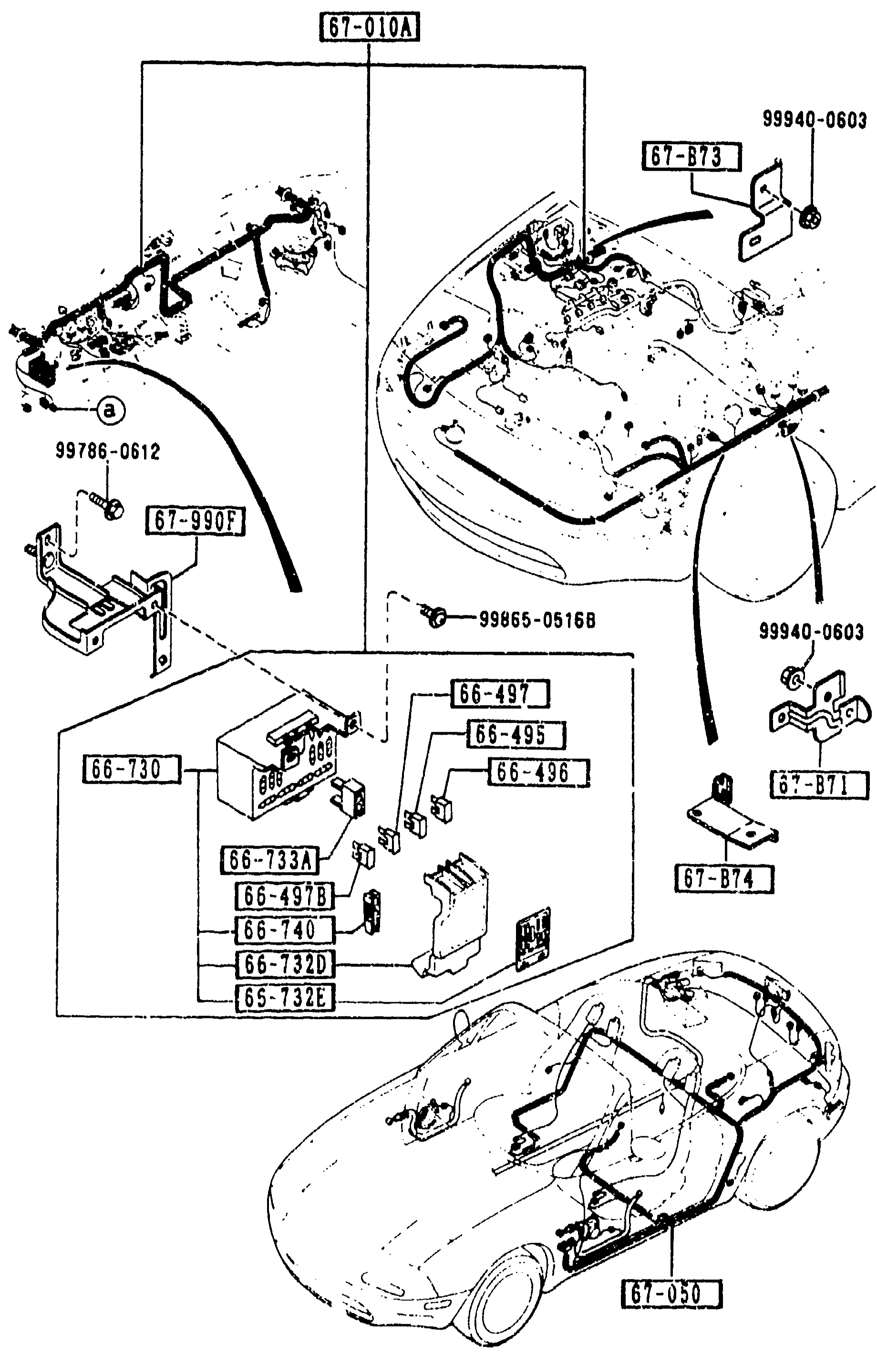 WIRING HARNESSES (FRONT & REAR)