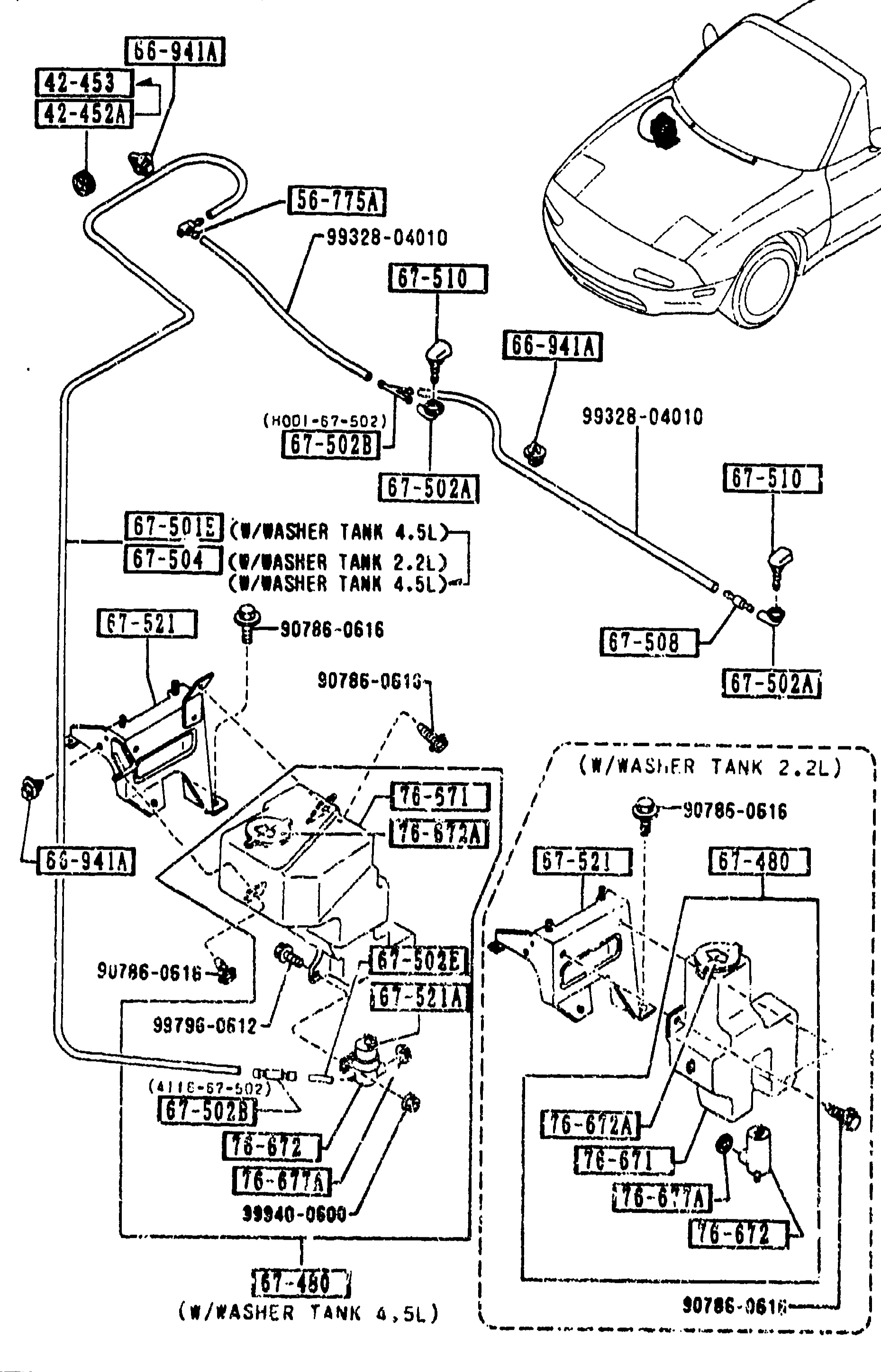 6720 WINDSHIELD WASHER (continued)